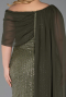 Light Khaki Long Beaded Plus Size Evening Dress ABU5819