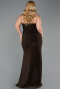 Long Brown Plus Size Evening Gown ABU6097