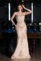 Long Gold Haute Couture Dress ABU6116