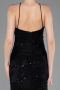 Black Long Scaly Evening Dress ABU5713