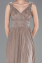 Bronze Long Prom Gown ABU6045