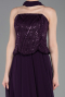 Long Purple Chiffon Evening Dress ABU6150