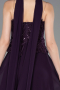 Long Purple Chiffon Evening Dress ABU6150
