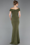 Long Olive Drab Prom Gown ABU6151