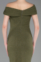 Long Olive Drab Prom Gown ABU6151