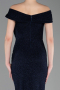 Long Navy Blue Prom Gown ABU6151