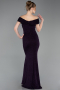 Long Purple Prom Gown ABU6151