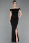 Long Black Prom Gown ABU6151