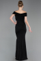 Long Black Prom Gown ABU6151
