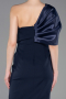 Midi Navy Blue Cocktail Dress ABK2625