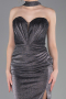 Midi Anthracite Cocktail Dress ABK2627