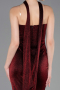 Midi Burgundy Cocktail Dress ABK2627