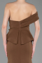 Long Brown Mermaid Evening Gown ABU6153
