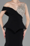Long Black Mermaid Evening Gown ABU6153