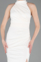 White Long Evening Dress ABU6083