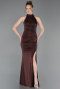 Brown Long Evening Dress ABU6083