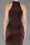 Brown Long Evening Dress ABU6083