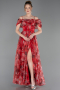 Red Long Evening Dress ABU5133
