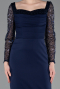 Navy Blue Midi Cocktail Dress ABK2387