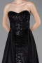 Long Black Beaded Evening Dress ABU6125