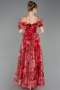 Red Long Evening Dress ABU5133