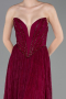 Long Plum Dantelle Prom Gown ABU6160