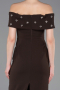 Long Brown Prom Gown ABU6161