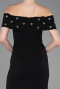 Long Black Prom Gown ABU6161