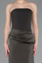 Long Olive Drab Satin Prom Gown ABU6096