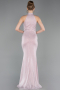 Powder Color Long Evening Dress ABU5426