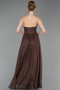 Long Brown Dantelle Prom Gown ABU6160
