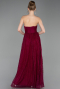 Long Plum Dantelle Prom Gown ABU6160
