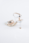Silver Leather Evening Shoe AB2117