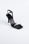 Black Leather Evening Shoe AB2117