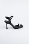 Black Leather Evening Shoe AB2117