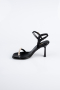 Black Leather Evening Shoe AB2117