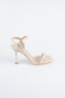 Beige Leather Evening Shoe ABD2116