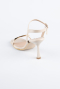 Beige Leather Evening Shoe ABD2116