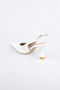 White Leather Evening Shoe AB2119