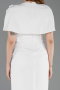 Midi White Party Dress ABK2628