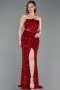 Red Long Evening Dress ABU5185