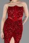 Red Long Evening Dress ABU5185