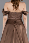 Light Brown Long Beaded Evening Dress ABU5542