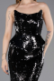 Long Black Mermaid Prom Dress ABU5721