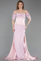 Long Powder Color Evening Dress ABU6167