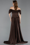 Long Brown Evening Dress ABU6167
