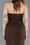 Long Brown Dantelle Prom Gown ABU6172