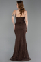 Long Brown Dantelle Prom Gown ABU6172