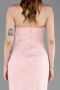Long Powder Color Dantelle Prom Gown ABU6172