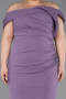 Lavender Long Plus Size Evening Gown ABU5714